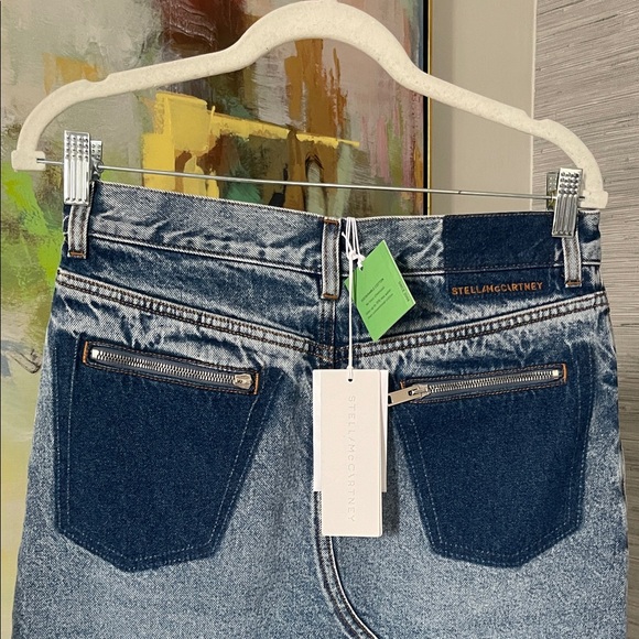 Stella McCartney asymmetrical denim skirt - Picture 5 of 12